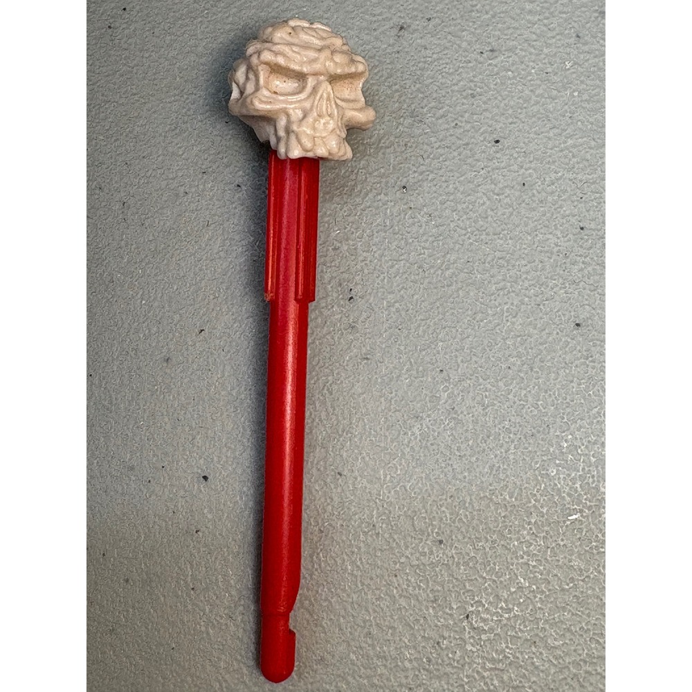 Vtg Skeleton Warriors Dagger LAUNCHER Skull Missile red weapon accessory part